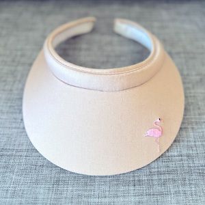 Vintage 90s Wide Brim Embroidered Flaming Visor